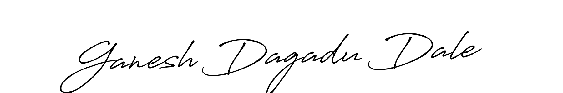 Ganesh Dagadu Dale stylish signature style. Best Handwritten Sign (Antro_Vectra_Bolder) for my name. Handwritten Signature Collection Ideas for my name Ganesh Dagadu Dale. Ganesh Dagadu Dale signature style 7 images and pictures png