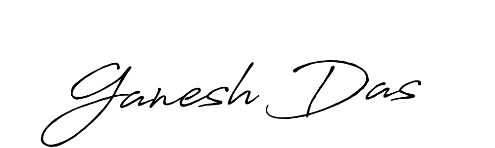 Make a beautiful signature design for name Ganesh Das. With this signature (Antro_Vectra_Bolder) style, you can create a handwritten signature for free. Ganesh Das signature style 7 images and pictures png