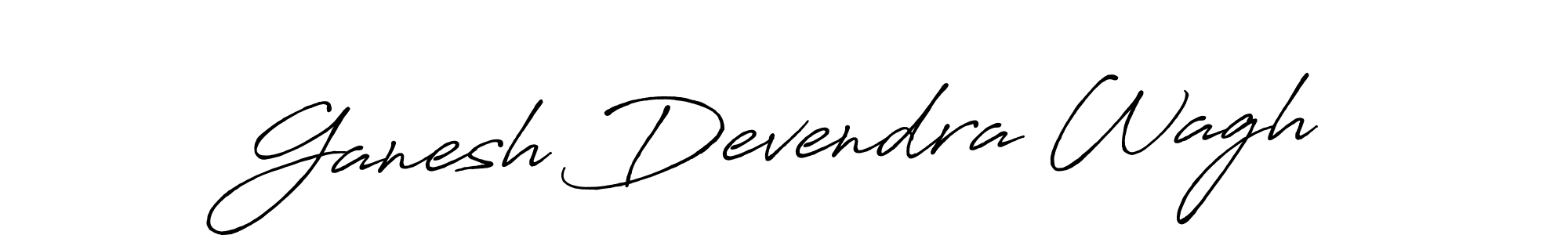 Use a signature maker to create a handwritten signature online. With this signature software, you can design (Antro_Vectra_Bolder) your own signature for name Ganesh Devendra Wagh. Ganesh Devendra Wagh signature style 7 images and pictures png