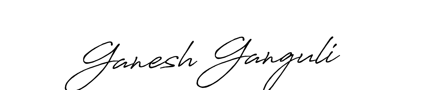 Make a beautiful signature design for name Ganesh Ganguli. With this signature (Antro_Vectra_Bolder) style, you can create a handwritten signature for free. Ganesh Ganguli signature style 7 images and pictures png