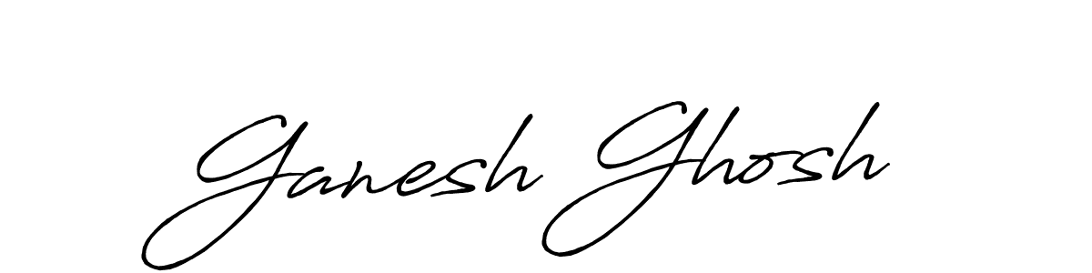How to make Ganesh Ghosh signature? Antro_Vectra_Bolder is a professional autograph style. Create handwritten signature for Ganesh Ghosh name. Ganesh Ghosh signature style 7 images and pictures png