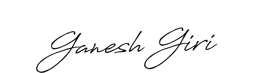 Similarly Antro_Vectra_Bolder is the best handwritten signature design. Signature creator online .You can use it as an online autograph creator for name Ganesh Giri. Ganesh Giri signature style 7 images and pictures png