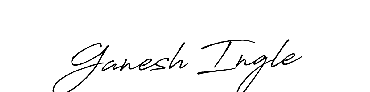 The best way (Antro_Vectra_Bolder) to make a short signature is to pick only two or three words in your name. The name Ganesh Ingle include a total of six letters. For converting this name. Ganesh Ingle signature style 7 images and pictures png