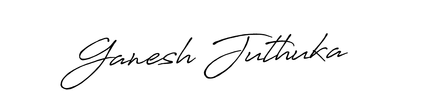 Once you've used our free online signature maker to create your best signature Antro_Vectra_Bolder style, it's time to enjoy all of the benefits that Ganesh Juthuka name signing documents. Ganesh Juthuka signature style 7 images and pictures png