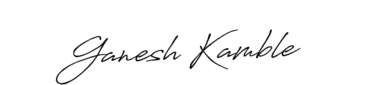 It looks lik you need a new signature style for name Ganesh Kamble. Design unique handwritten (Antro_Vectra_Bolder) signature with our free signature maker in just a few clicks. Ganesh Kamble signature style 7 images and pictures png