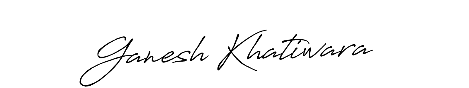It looks lik you need a new signature style for name Ganesh Khatiwara. Design unique handwritten (Antro_Vectra_Bolder) signature with our free signature maker in just a few clicks. Ganesh Khatiwara signature style 7 images and pictures png