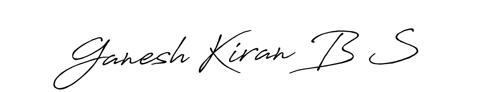 You should practise on your own different ways (Antro_Vectra_Bolder) to write your name (Ganesh Kiran B S) in signature. don't let someone else do it for you. Ganesh Kiran B S signature style 7 images and pictures png