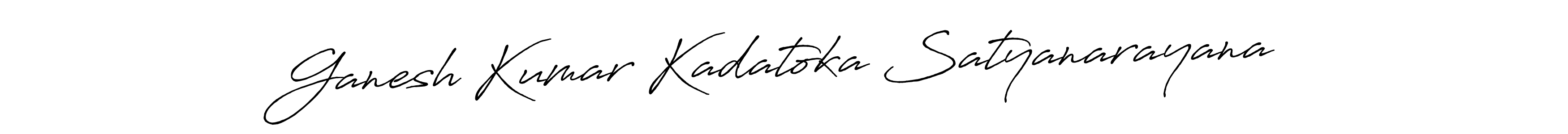 It looks lik you need a new signature style for name Ganesh Kumar Kadatoka Satyanarayana. Design unique handwritten (Antro_Vectra_Bolder) signature with our free signature maker in just a few clicks. Ganesh Kumar Kadatoka Satyanarayana signature style 7 images and pictures png