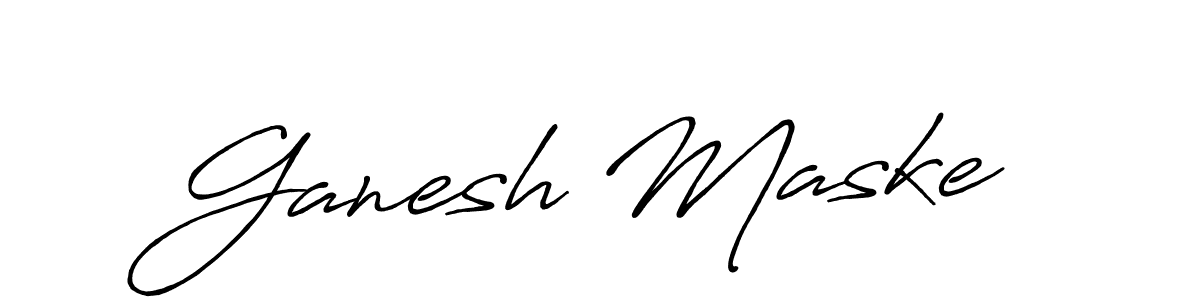 Make a beautiful signature design for name Ganesh Maske. Use this online signature maker to create a handwritten signature for free. Ganesh Maske signature style 7 images and pictures png