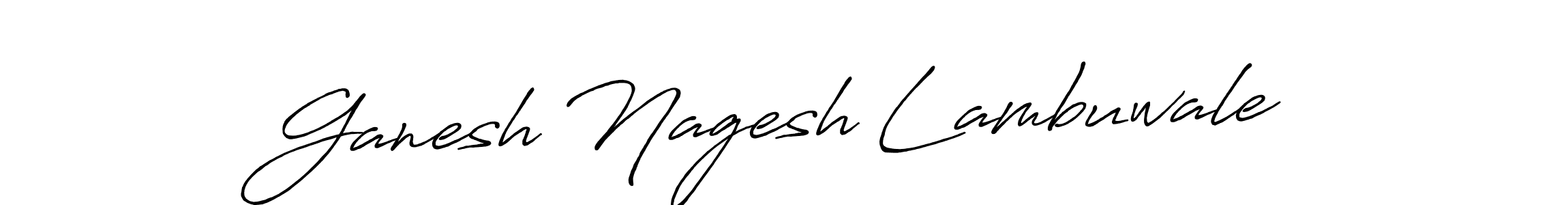 Make a beautiful signature design for name Ganesh Nagesh Lambuwale. Use this online signature maker to create a handwritten signature for free. Ganesh Nagesh Lambuwale signature style 7 images and pictures png