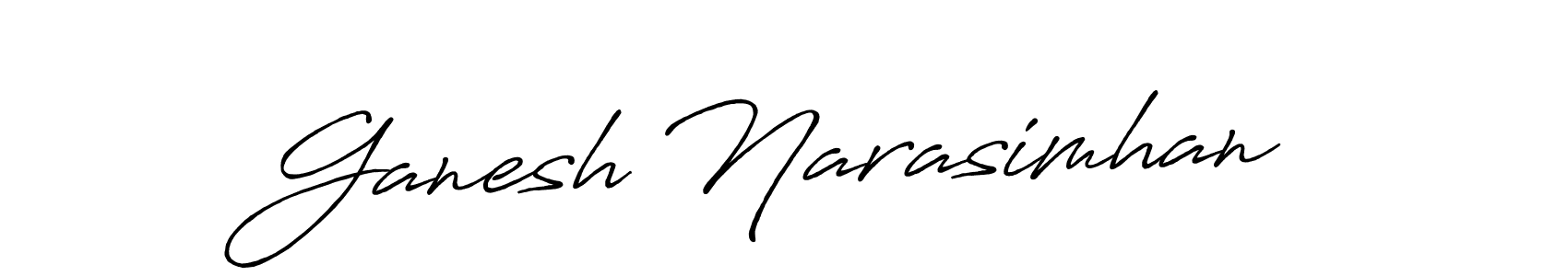 The best way (Antro_Vectra_Bolder) to make a short signature is to pick only two or three words in your name. The name Ganesh Narasimhan include a total of six letters. For converting this name. Ganesh Narasimhan signature style 7 images and pictures png