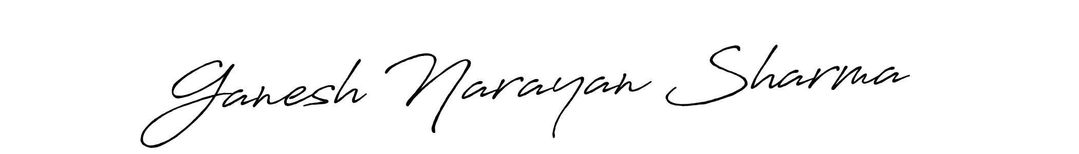 You should practise on your own different ways (Antro_Vectra_Bolder) to write your name (Ganesh Narayan Sharma) in signature. don't let someone else do it for you. Ganesh Narayan Sharma signature style 7 images and pictures png