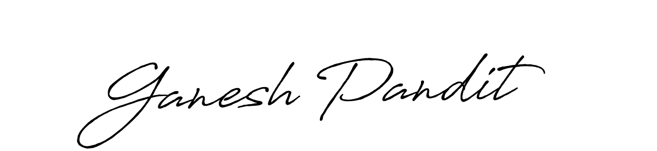 Once you've used our free online signature maker to create your best signature Antro_Vectra_Bolder style, it's time to enjoy all of the benefits that Ganesh Pandit name signing documents. Ganesh Pandit signature style 7 images and pictures png