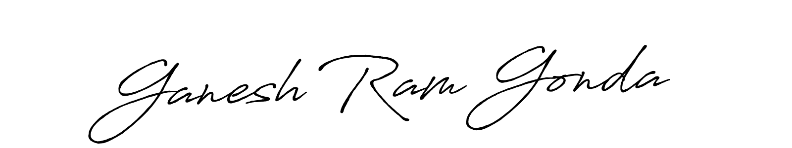 Also You can easily find your signature by using the search form. We will create Ganesh Ram Gonda name handwritten signature images for you free of cost using Antro_Vectra_Bolder sign style. Ganesh Ram Gonda signature style 7 images and pictures png