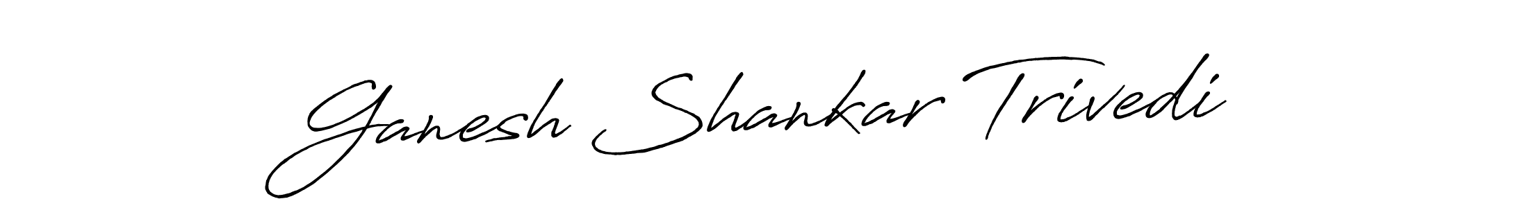 How to make Ganesh Shankar Trivedi signature? Antro_Vectra_Bolder is a professional autograph style. Create handwritten signature for Ganesh Shankar Trivedi name. Ganesh Shankar Trivedi signature style 7 images and pictures png