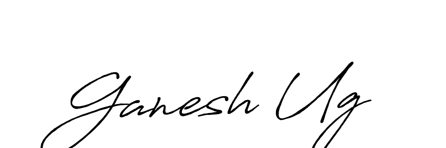 It looks lik you need a new signature style for name Ganesh Ug. Design unique handwritten (Antro_Vectra_Bolder) signature with our free signature maker in just a few clicks. Ganesh Ug signature style 7 images and pictures png