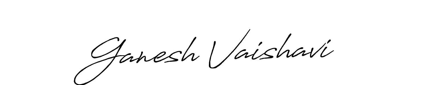 It looks lik you need a new signature style for name Ganesh Vaishavi. Design unique handwritten (Antro_Vectra_Bolder) signature with our free signature maker in just a few clicks. Ganesh Vaishavi signature style 7 images and pictures png