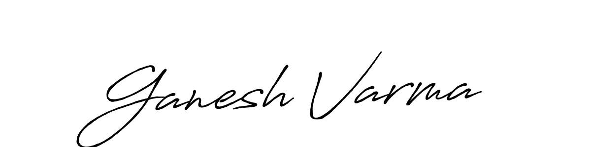 It looks lik you need a new signature style for name Ganesh Varma. Design unique handwritten (Antro_Vectra_Bolder) signature with our free signature maker in just a few clicks. Ganesh Varma signature style 7 images and pictures png