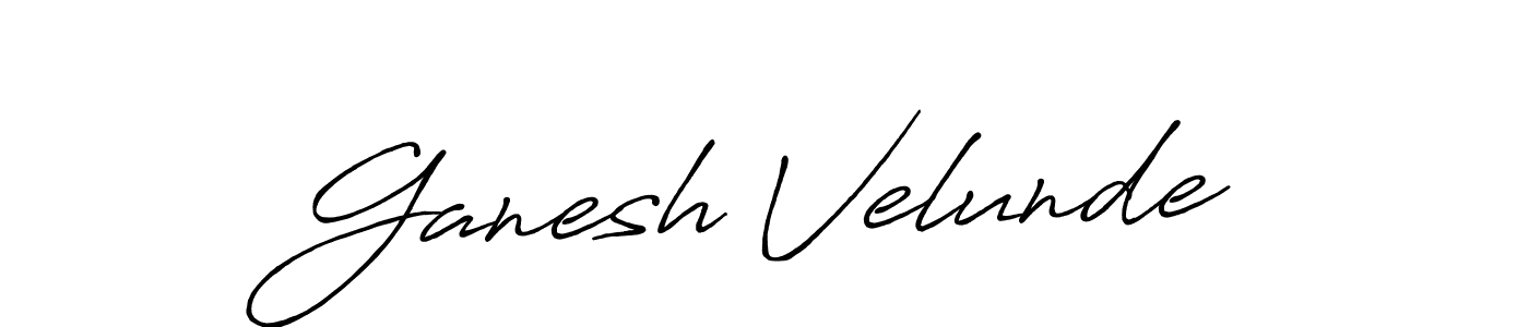 Best and Professional Signature Style for Ganesh Velunde. Antro_Vectra_Bolder Best Signature Style Collection. Ganesh Velunde signature style 7 images and pictures png