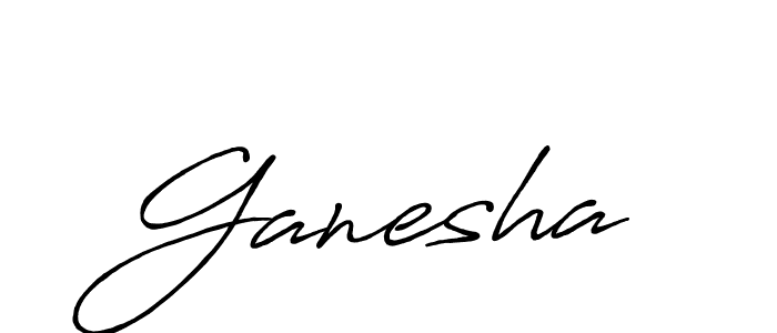 Make a beautiful signature design for name Ganesha. With this signature (Antro_Vectra_Bolder) style, you can create a handwritten signature for free. Ganesha signature style 7 images and pictures png