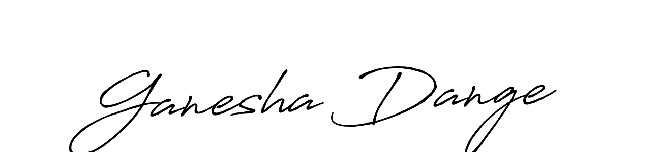 Once you've used our free online signature maker to create your best signature Antro_Vectra_Bolder style, it's time to enjoy all of the benefits that Ganesha Dange name signing documents. Ganesha Dange signature style 7 images and pictures png