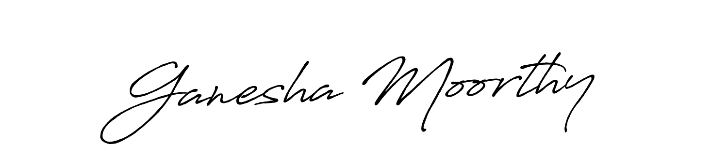 It looks lik you need a new signature style for name Ganesha Moorthy. Design unique handwritten (Antro_Vectra_Bolder) signature with our free signature maker in just a few clicks. Ganesha Moorthy signature style 7 images and pictures png