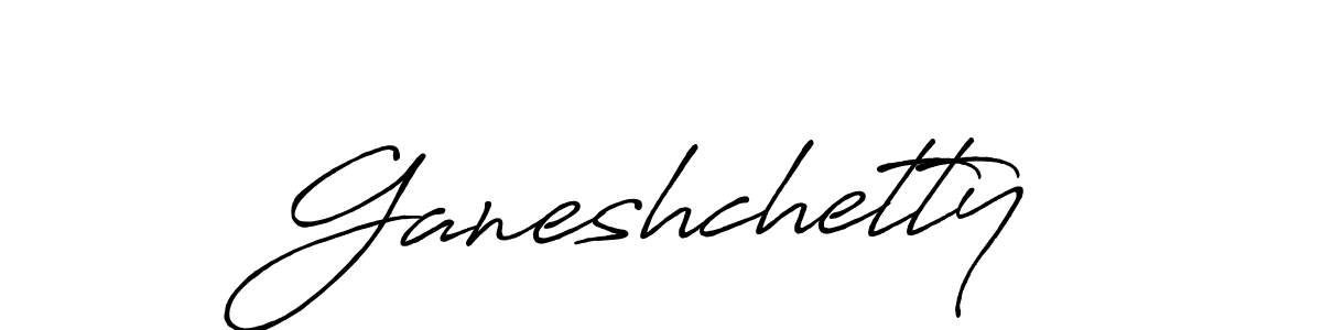 if you are searching for the best signature style for your name Ganeshchetty. so please give up your signature search. here we have designed multiple signature styles  using Antro_Vectra_Bolder. Ganeshchetty signature style 7 images and pictures png