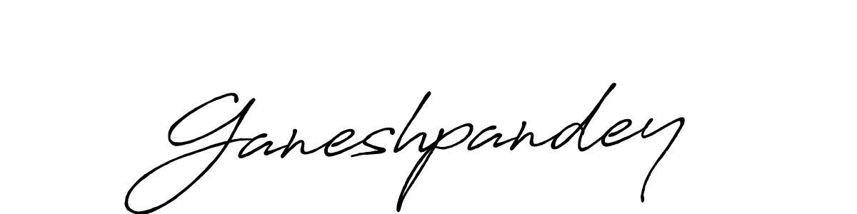 Use a signature maker to create a handwritten signature online. With this signature software, you can design (Antro_Vectra_Bolder) your own signature for name Ganeshpandey. Ganeshpandey signature style 7 images and pictures png
