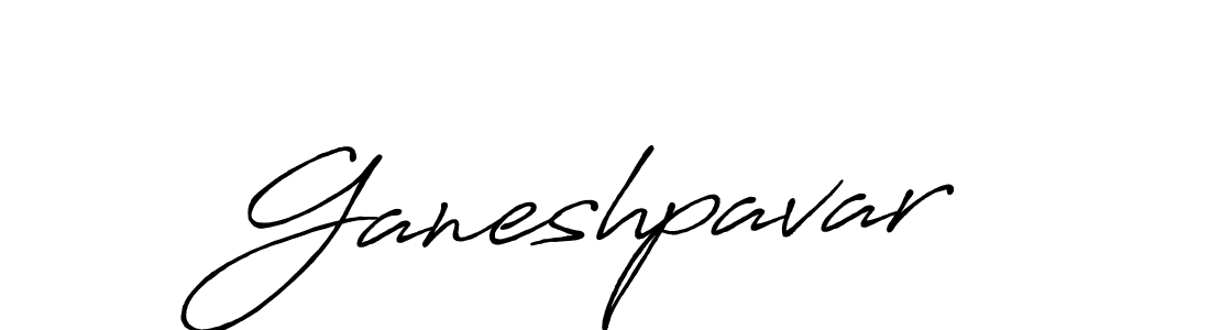 Design your own signature with our free online signature maker. With this signature software, you can create a handwritten (Antro_Vectra_Bolder) signature for name Ganeshpavar. Ganeshpavar signature style 7 images and pictures png