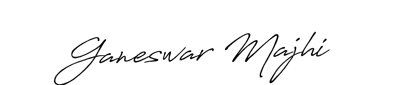 if you are searching for the best signature style for your name Ganeswar Majhi. so please give up your signature search. here we have designed multiple signature styles  using Antro_Vectra_Bolder. Ganeswar Majhi signature style 7 images and pictures png
