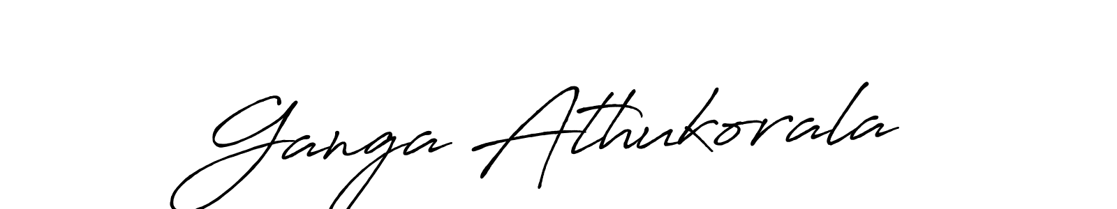 It looks lik you need a new signature style for name Ganga Athukorala. Design unique handwritten (Antro_Vectra_Bolder) signature with our free signature maker in just a few clicks. Ganga Athukorala signature style 7 images and pictures png