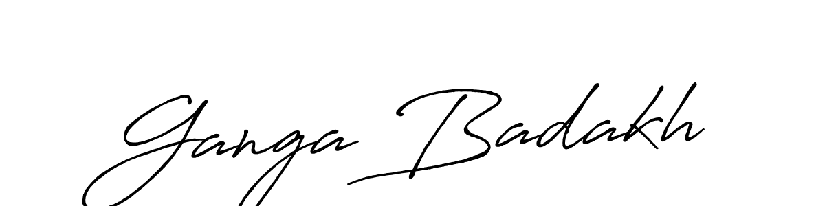 See photos of Ganga Badakh official signature by Spectra . Check more albums & portfolios. Read reviews & check more about Antro_Vectra_Bolder font. Ganga Badakh signature style 7 images and pictures png