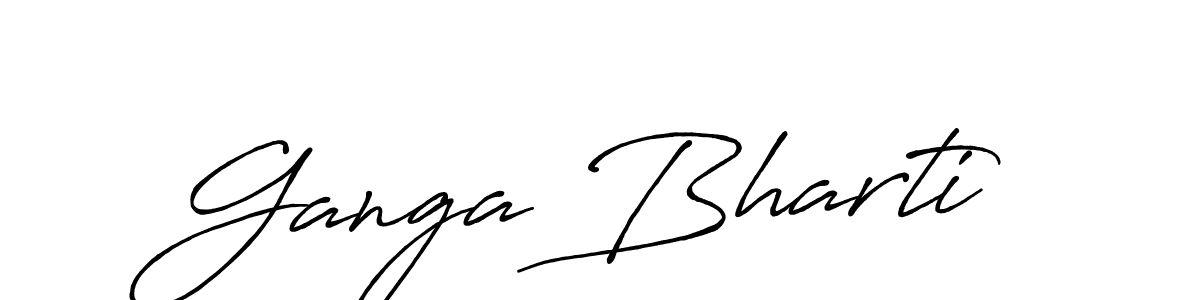 The best way (Antro_Vectra_Bolder) to make a short signature is to pick only two or three words in your name. The name Ganga Bharti include a total of six letters. For converting this name. Ganga Bharti signature style 7 images and pictures png