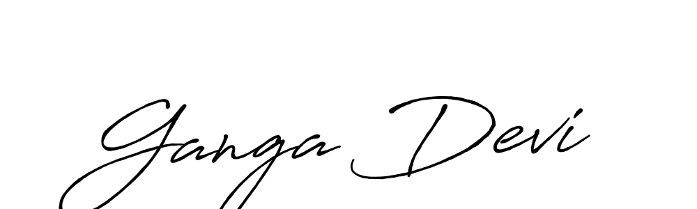 Also we have Ganga Devi name is the best signature style. Create professional handwritten signature collection using Antro_Vectra_Bolder autograph style. Ganga Devi signature style 7 images and pictures png