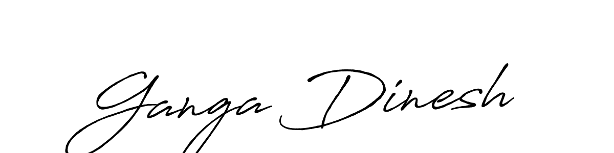 Once you've used our free online signature maker to create your best signature Antro_Vectra_Bolder style, it's time to enjoy all of the benefits that Ganga Dinesh name signing documents. Ganga Dinesh signature style 7 images and pictures png