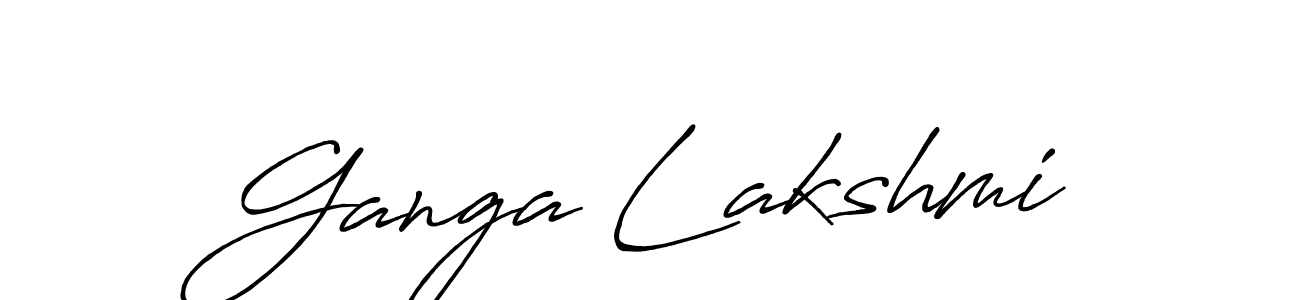 Also we have Ganga Lakshmi name is the best signature style. Create professional handwritten signature collection using Antro_Vectra_Bolder autograph style. Ganga Lakshmi signature style 7 images and pictures png