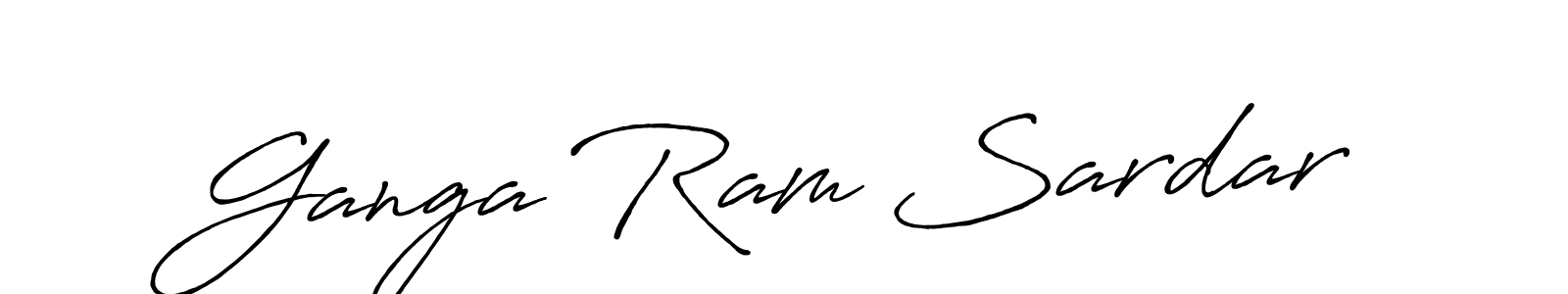 The best way (Antro_Vectra_Bolder) to make a short signature is to pick only two or three words in your name. The name Ganga Ram Sardar include a total of six letters. For converting this name. Ganga Ram Sardar signature style 7 images and pictures png