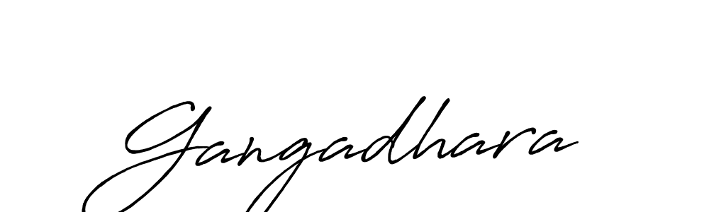 Design your own signature with our free online signature maker. With this signature software, you can create a handwritten (Antro_Vectra_Bolder) signature for name Gangadhara. Gangadhara signature style 7 images and pictures png