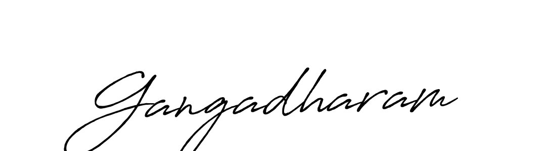 if you are searching for the best signature style for your name Gangadharam. so please give up your signature search. here we have designed multiple signature styles  using Antro_Vectra_Bolder. Gangadharam signature style 7 images and pictures png