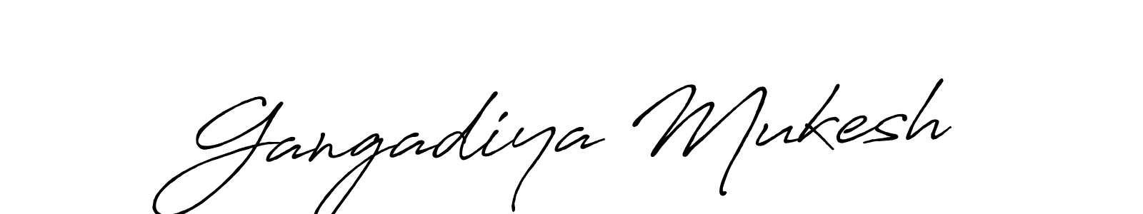 Similarly Antro_Vectra_Bolder is the best handwritten signature design. Signature creator online .You can use it as an online autograph creator for name Gangadiya Mukesh. Gangadiya Mukesh signature style 7 images and pictures png