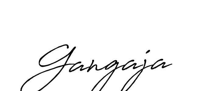 How to make Gangaja name signature. Use Antro_Vectra_Bolder style for creating short signs online. This is the latest handwritten sign. Gangaja signature style 7 images and pictures png