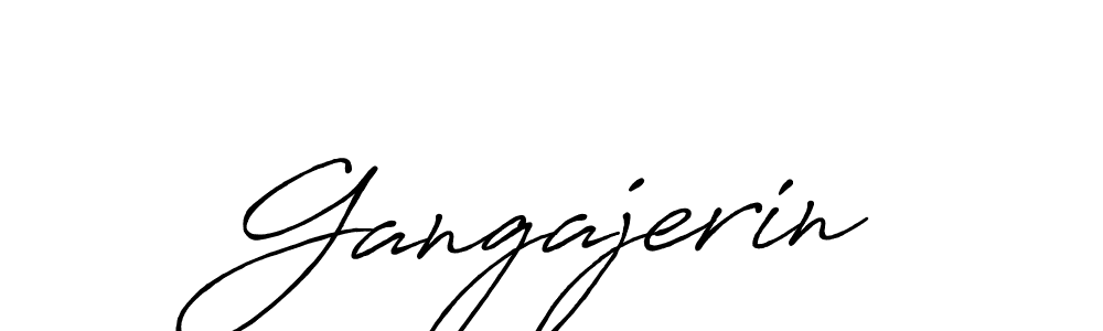 Create a beautiful signature design for name Gangajerin. With this signature (Antro_Vectra_Bolder) fonts, you can make a handwritten signature for free. Gangajerin signature style 7 images and pictures png