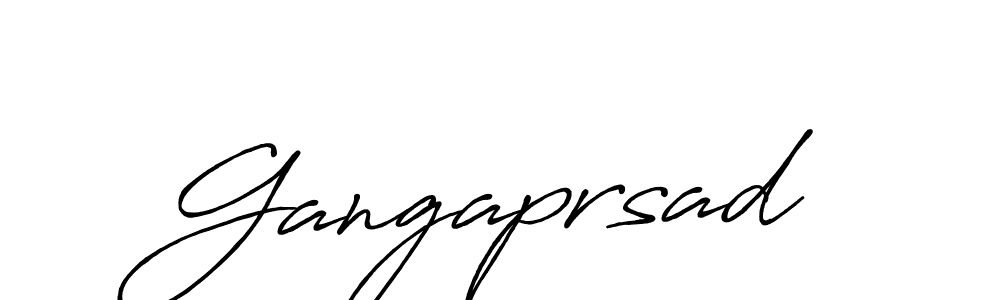 How to make Gangaprsad signature? Antro_Vectra_Bolder is a professional autograph style. Create handwritten signature for Gangaprsad name. Gangaprsad signature style 7 images and pictures png