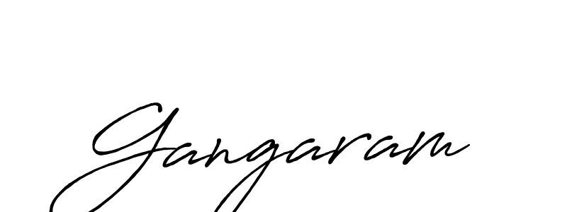Gangaram stylish signature style. Best Handwritten Sign (Antro_Vectra_Bolder) for my name. Handwritten Signature Collection Ideas for my name Gangaram. Gangaram signature style 7 images and pictures png