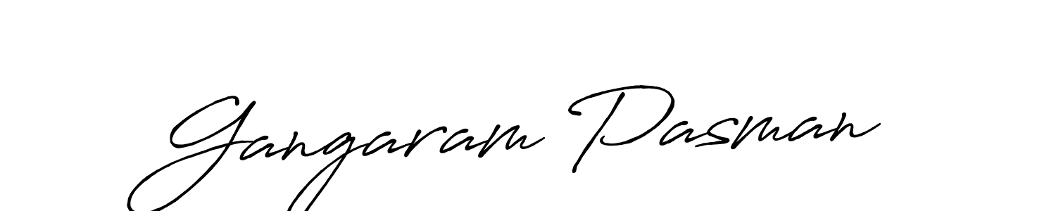 Make a beautiful signature design for name Gangaram Pasman. Use this online signature maker to create a handwritten signature for free. Gangaram Pasman signature style 7 images and pictures png