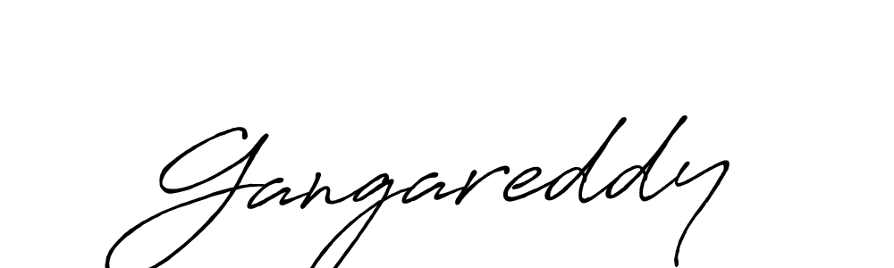 Also we have Gangareddy name is the best signature style. Create professional handwritten signature collection using Antro_Vectra_Bolder autograph style. Gangareddy signature style 7 images and pictures png