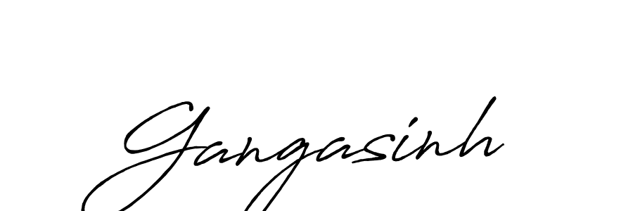 How to make Gangasinh signature? Antro_Vectra_Bolder is a professional autograph style. Create handwritten signature for Gangasinh name. Gangasinh signature style 7 images and pictures png