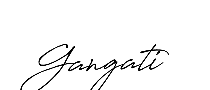 Make a beautiful signature design for name Gangati. Use this online signature maker to create a handwritten signature for free. Gangati signature style 7 images and pictures png