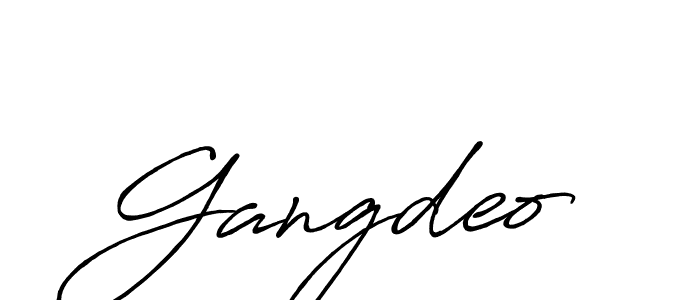 See photos of Gangdeo official signature by Spectra . Check more albums & portfolios. Read reviews & check more about Antro_Vectra_Bolder font. Gangdeo signature style 7 images and pictures png