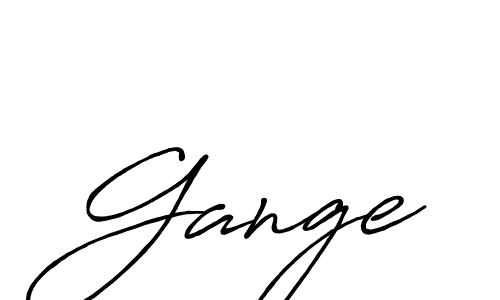 How to make Gange signature? Antro_Vectra_Bolder is a professional autograph style. Create handwritten signature for Gange name. Gange signature style 7 images and pictures png